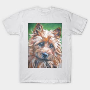 australian Terrier Fine Art Painting T-Shirt